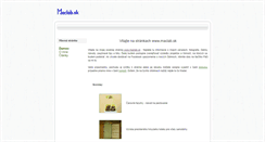 Desktop Screenshot of maclab.sk